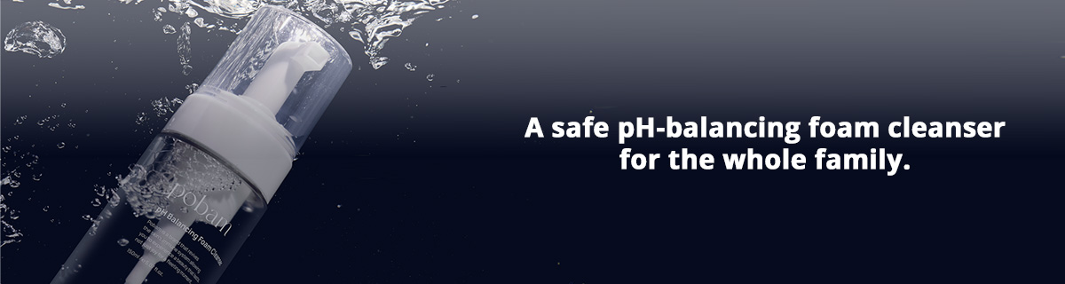 A safe pH-balancing foam cleanser for the whole family.